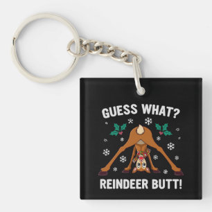 Porte-clés Devinez Quelle Blague de Noël sur le Derrière de R
