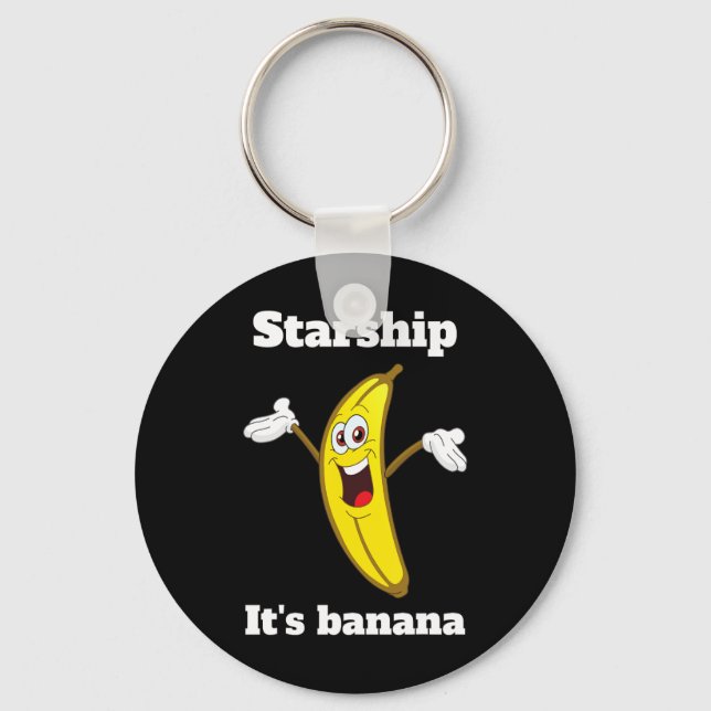 Porte-clés Devis de banane amusant2 (Recto)