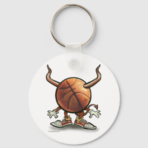 Porte-clés Diable de basket-ball