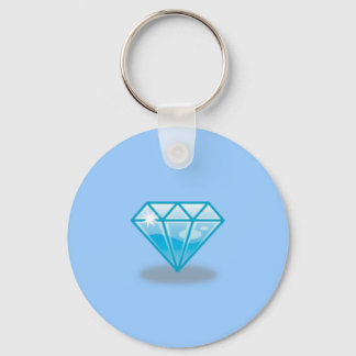 Porte-clés Diamant bleu