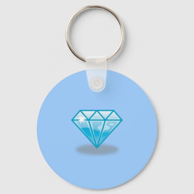 Porte-clés Diamant bleu (Recto)