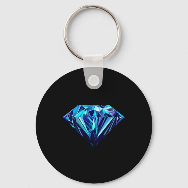 Porte-clés Diamant mousseux (Recto)