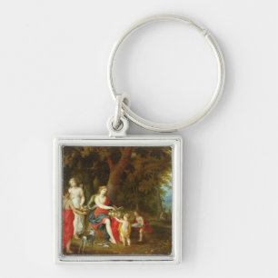 Porte-clés Diana et ses jeunes filles, après la chasse, 1626