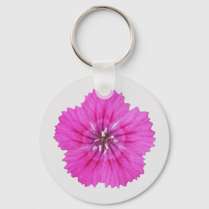 Porte-clés Dianthus rose