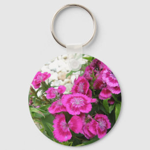 Porte-clés Dianthus rose/Sweet William