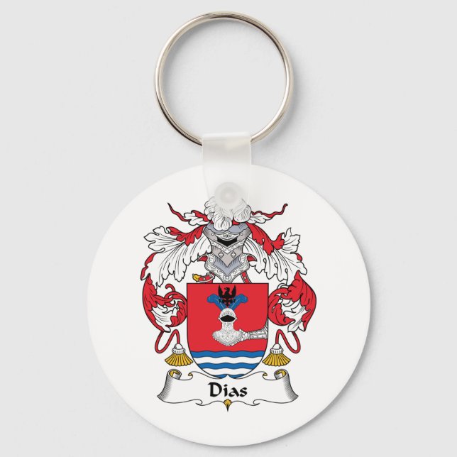 Porte-clés Dias Family Crest (Recto)