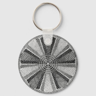 Porte-clés Diatom 13 Ernst Haeckel Fine Art
