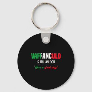 Porte-clés Dicton Italien du Jour Vaffanculo