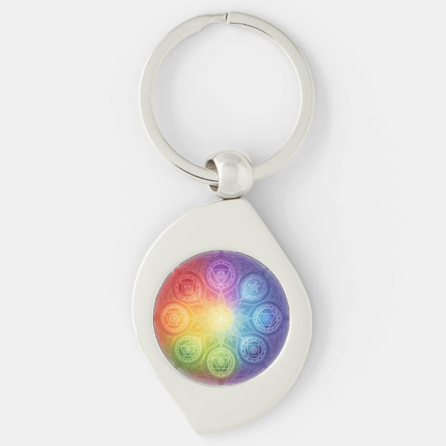 Porte-clés Die 7 Chakren´9 (Devant)