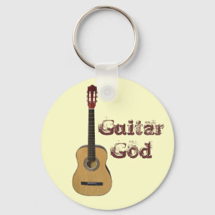 Porte-clés Dieu guitare