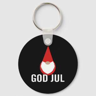 Porte-clés Dieu Jul Gnome Tomte Joyeux Noël