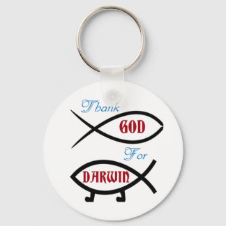 Porte-clés Dieu merci pour Darwin