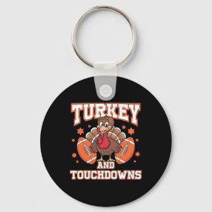 Porte-clés Dinde de Thanksgiving et touchés Footbyll Hommes K