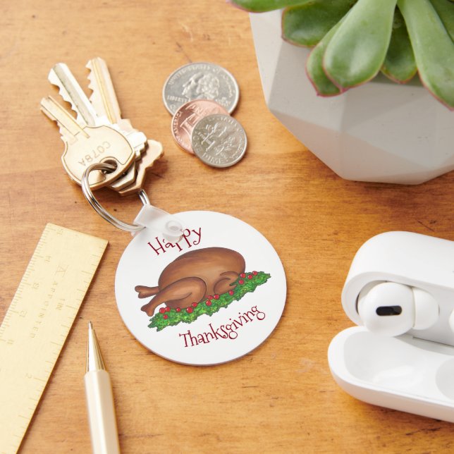 Porte-clés diner diner diner Bon thanksgiving Plateau repas (Bureau)