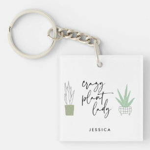 Porte-clés Dingue Plante dame Plante Amateurs de script Dessi