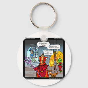 Porte-clés Dinner In Hell Funny Gifts Tees Cards Etc