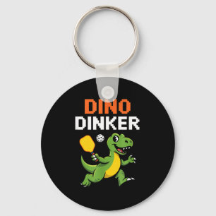Porte-clés Dino dinker pickleball amusement pour les joueurs