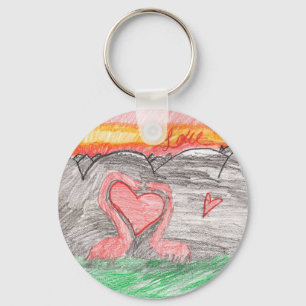 Porte-clés Dino Love