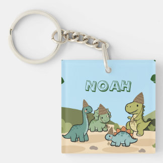 Porte-clés dinosaure mignon | Cadeau de fête