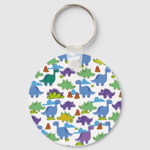 Porte-clés Dinosaures de dessin animé mignons