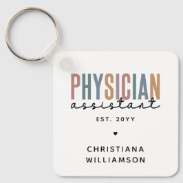 Porte-clés Diplôme d'adjoint de médecin PA personnalisé