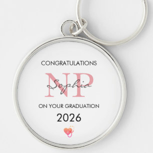 Porte-clés Diplôme personnalisé d'infirmière praticienne 2026