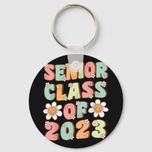 Porte-clés Diplômé Sénior Mignon Groovy Promotion 2023