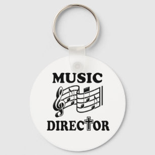 PORTE-CLÉS DIRECTEUR DE LA MUSIQUE DE L'ÉGLISE