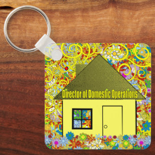 Porte-clés Directrice des Opérations Domestiques - Sur mesure