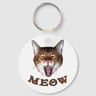 Porte-clés Dis juste "Meow"