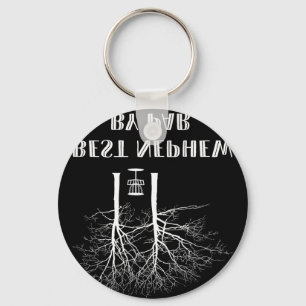 Porte-clés Disc Golf Neveu - Meilleur Neveu Par Par 