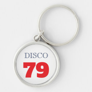 Porte-clés Disco 79 Musique Divertissement Pop Art Rétro