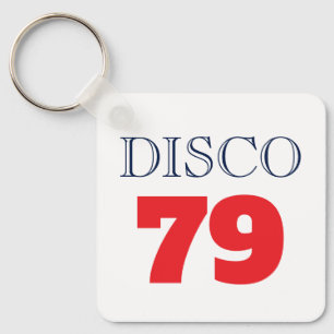 Porte-clés Disco 79 Musique Divertissement Pop Art Rétro