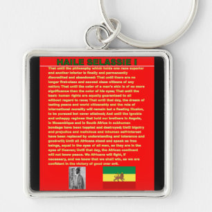 Porte-clés Discours célèbre de guerre de Haile Selassie à