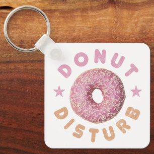 Porte-clés Disturbe de Donut Chill et Snack Drôle Drôle Douce