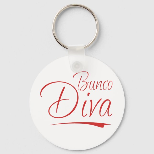Porte-clés diva bunco (Recto)