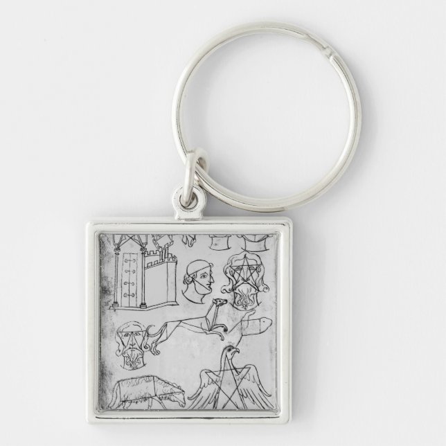 Porte-clés Divers dessins de Mme Fr 19093 fol.18v (Devant)