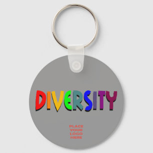 Porte-clés Diversité Porte - clé gris personnalisé