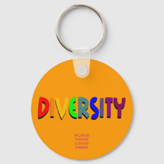 Porte-clés Diversité Porte - clé orange personnalisé