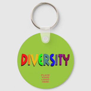 Porte-clés Diversité Porte - clé vert olive personnalisé