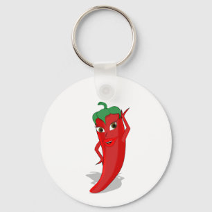 Porte-clés Divine Piment Rouge Chaud
