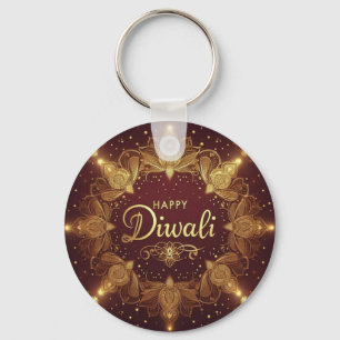 Porte-clés Diwali doré