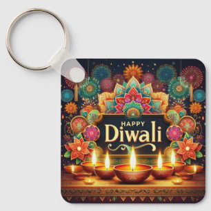 Porte-clés Diwali festif