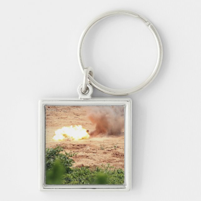 Porte-clés Dix blocs de TNT d'une demi-livre (Devant)