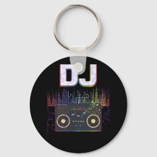 Porte-clés Dj Music Lover Music Player Sound Cool
