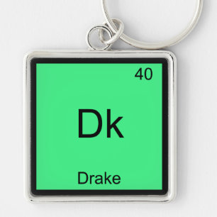 Porte-clés Dk - Drake Funny Chimie Symbole T-Shirt