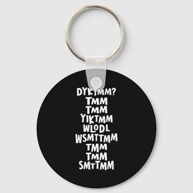 Porte-clés Do You Know The Muffin Man Dyktmm Nostalgia Funny  (Recto)