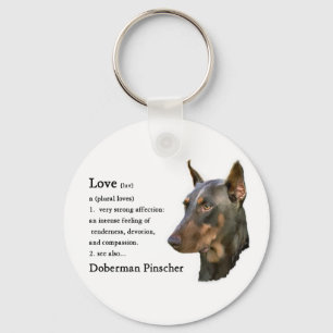 Porte-clés Doberman Pinscher Gifts