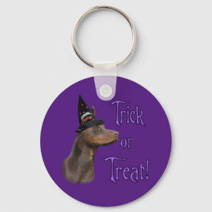 Porte-clés Doberman Pinscher Trick