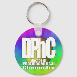 Porte-clés Docteur de LOGO de DPhC de chimie pharmaceutique